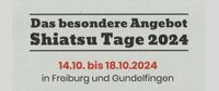 Die Shiatsu Tage 2024